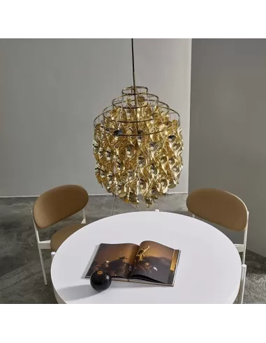 Suspensión Verpan Spiral sp1 especificaciones doradas.